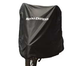 Black Water Resistant Bike Cover for Royal Enfield Scram 411