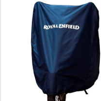 Navy Water Resistant Bike Cover for Royal Enfield Scram 411