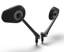 Black Tappered Mirrors for Royal Enfield Scram 440