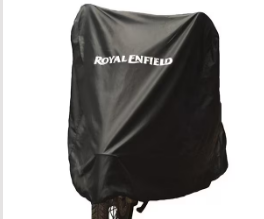 Black Water Resistant Bike Cover for Royal Enfield Scram 440