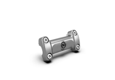 Silver Handlebar Clamp